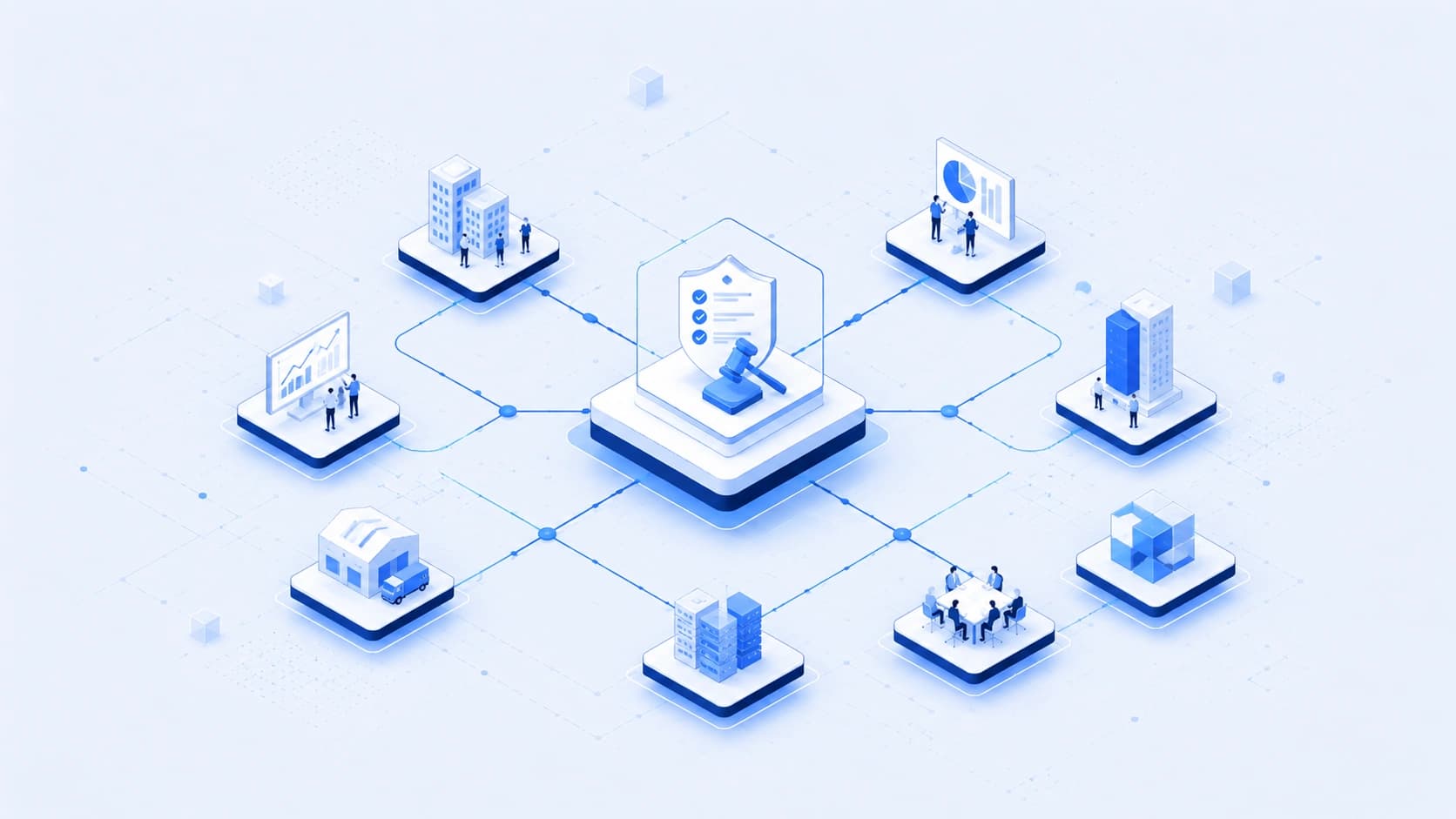 Illustrative visual for Enterprise & Corporate